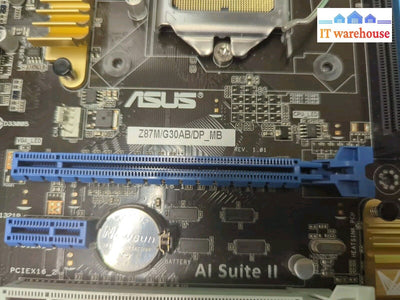 ASUS Z87M/G30AB/DP_MB DDR3 LGA 1150 Motherboard Mainboard Tested