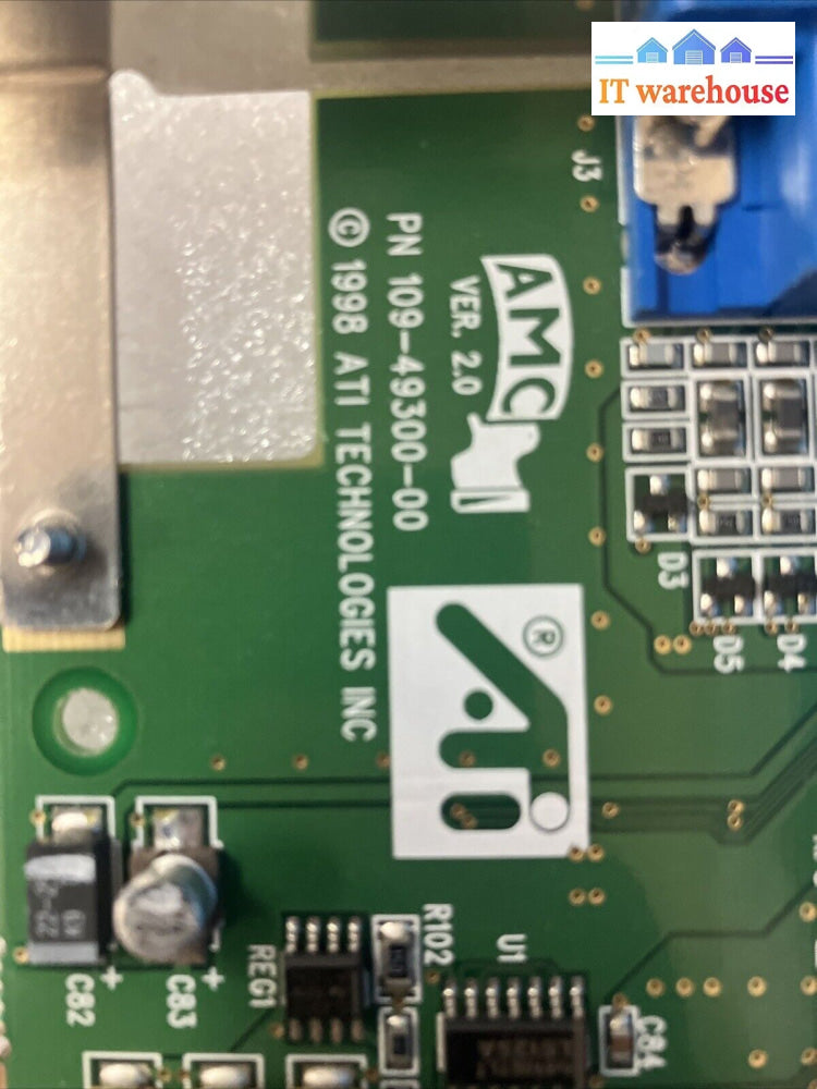 Ati 109-49300-00 109-49300-01 4Mb Agp Vga Video Card Rage Iic