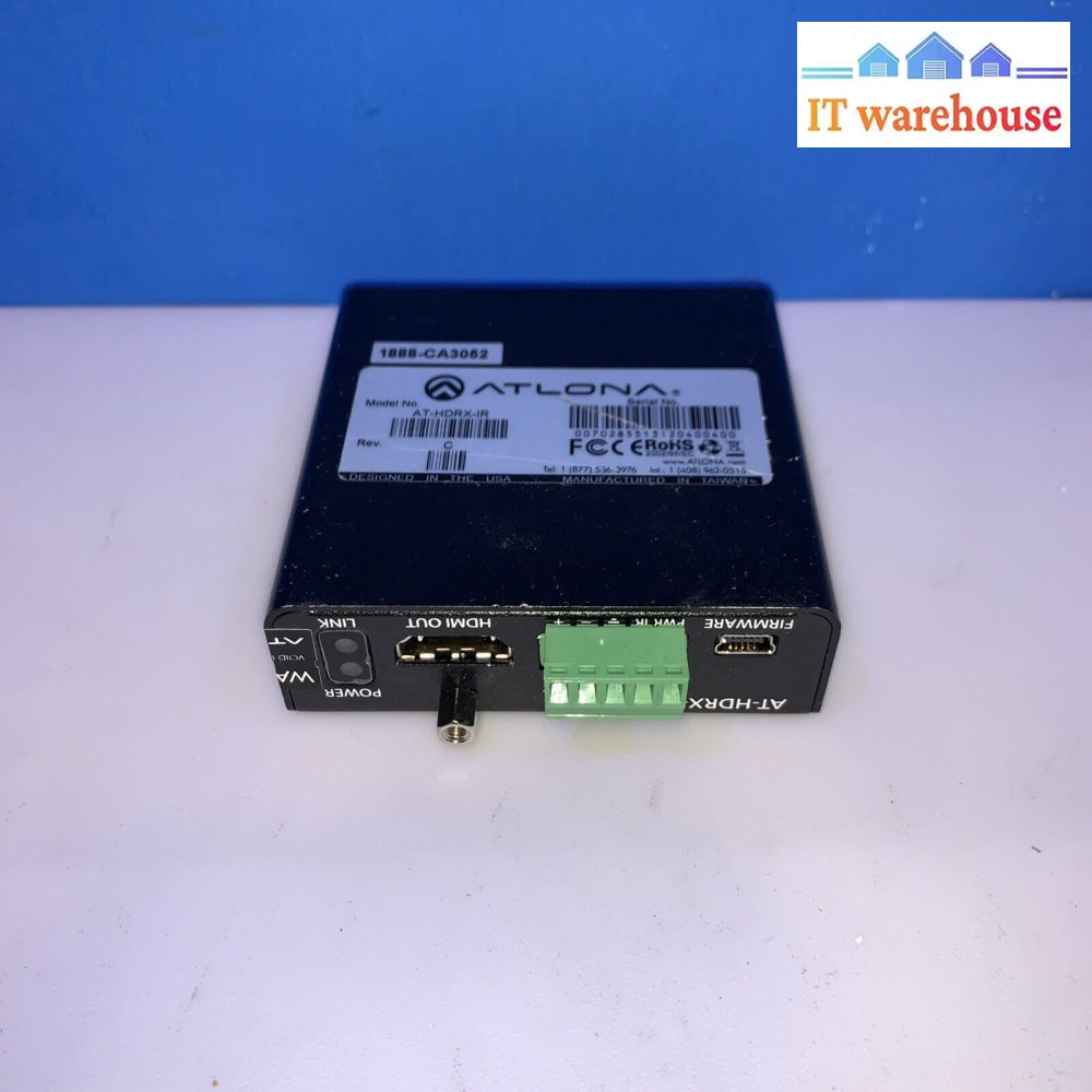 Atlona At-Hdrx-Ir Hdbaset-Lite Hdmi Over Cat5E/6/7 Receiver