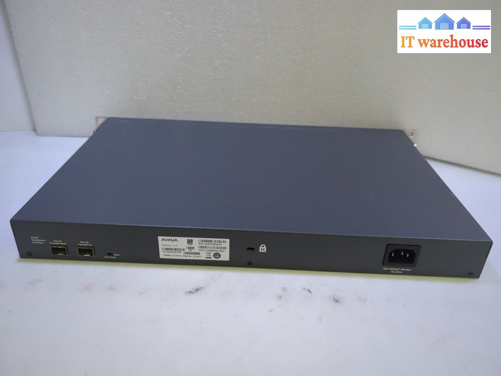 - Avaya 3524Gt 24-Port Gigabit Ethernet Switch Tested
