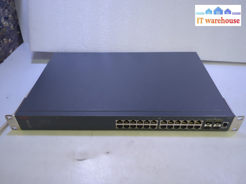 - Avaya 3524Gt 24-Port Gigabit Ethernet Switch Tested