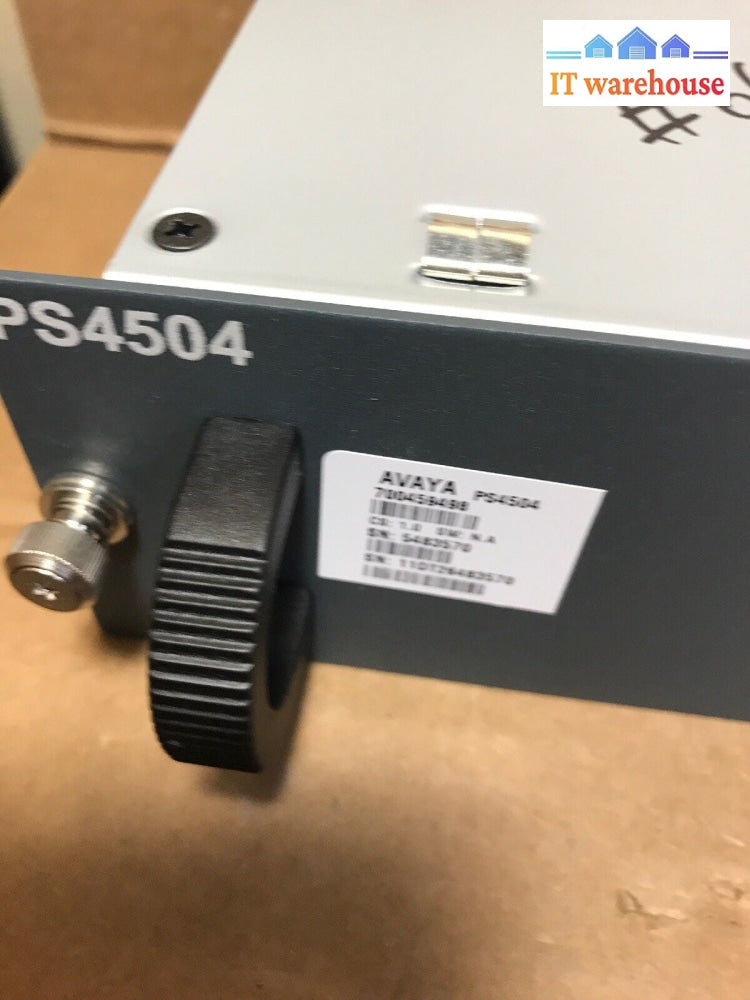 Avaya PS4504 Power Supply for G450 700432529 or 700459498