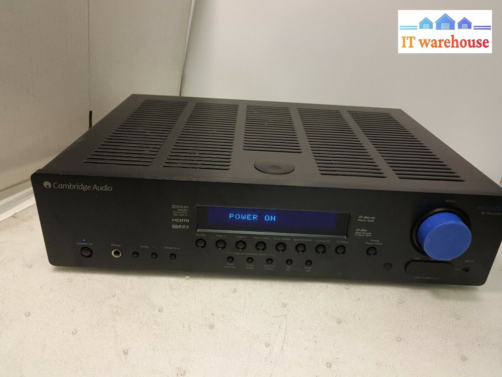 - Cambridge Audio Azur 551R Av Receiver Hdmi Home Cinema (For Ports)