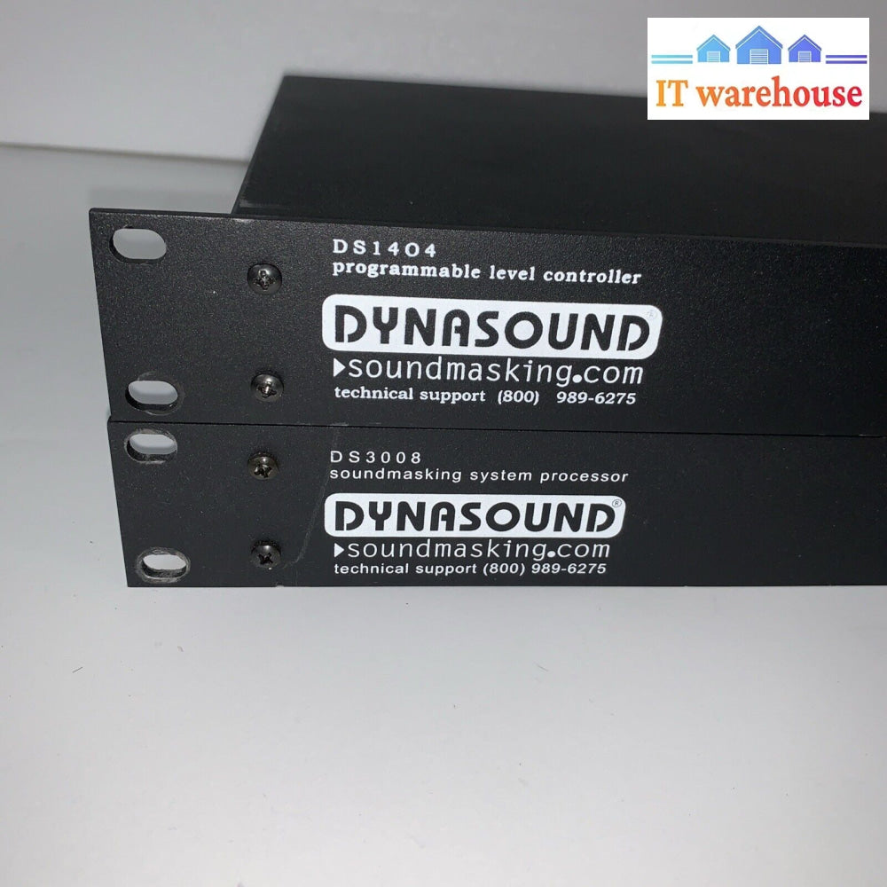 Cambridge DYNASOUND DS3002 Sound Masking Processor & DS1404 Level Controller