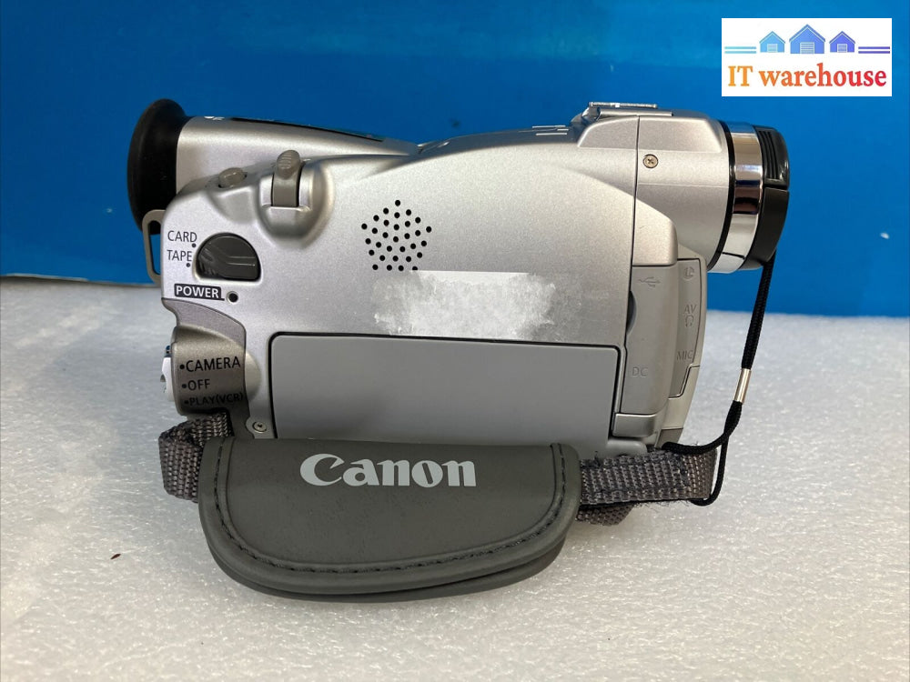 Canon Zr50 Minidv Stereo Camcorder 440X Digital Zoom 22X With Bag (No Battery) ~