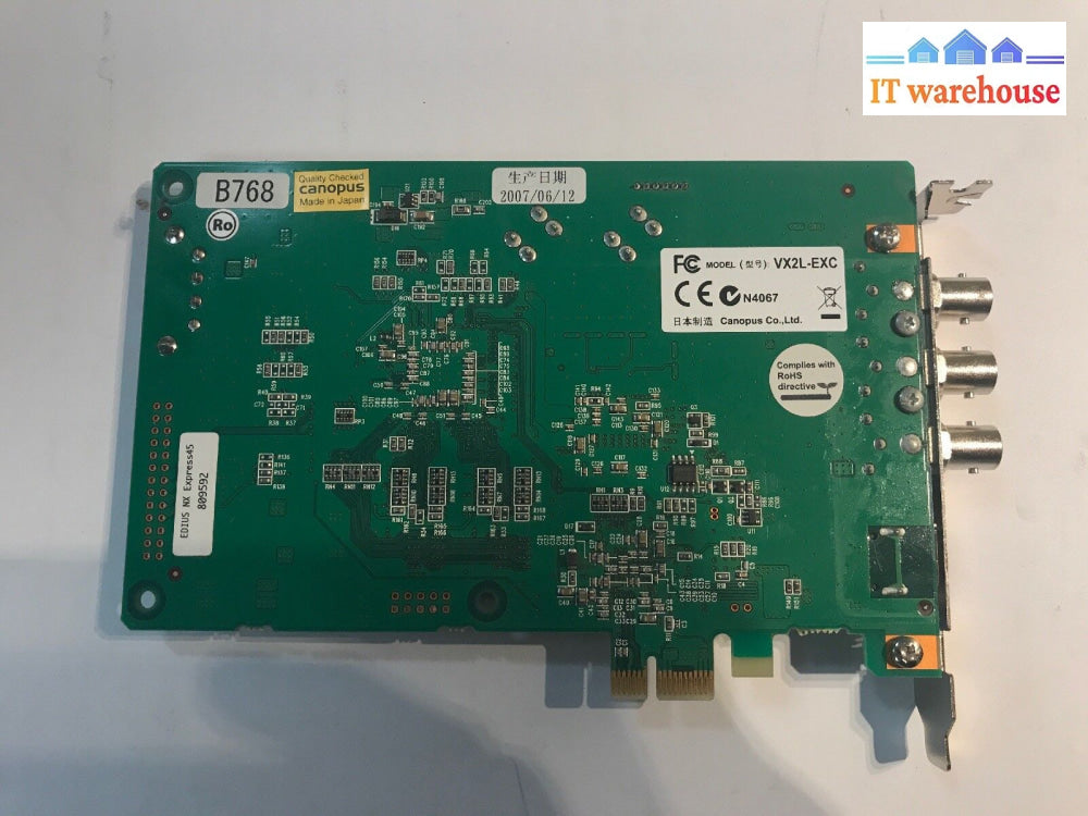 Canopus S41 Pc 701 Vx2L-Exc Card