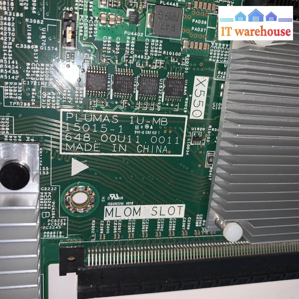 Cisco 15015-1 Motherboard UCS-C220-M5 Server System Board 1x heat sink