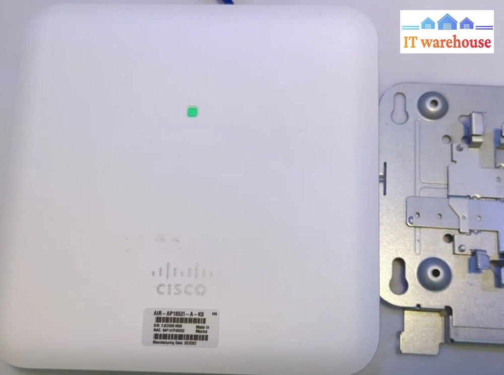 Cisco Air-Ap1852I-A-K9 Aironet 1852I Wireless Access Point W/Back Plate -