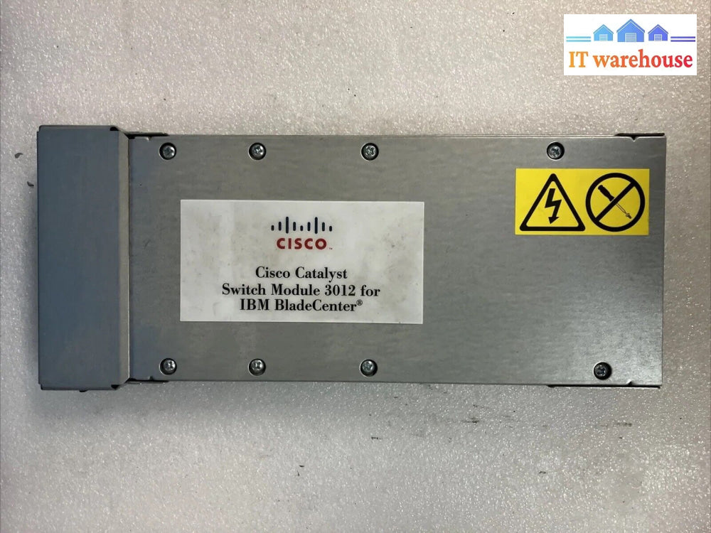 Cisco Catalyst Ws-Cbs3012 Switch For Ibm Bladecenter Fru: 43W4404 ~