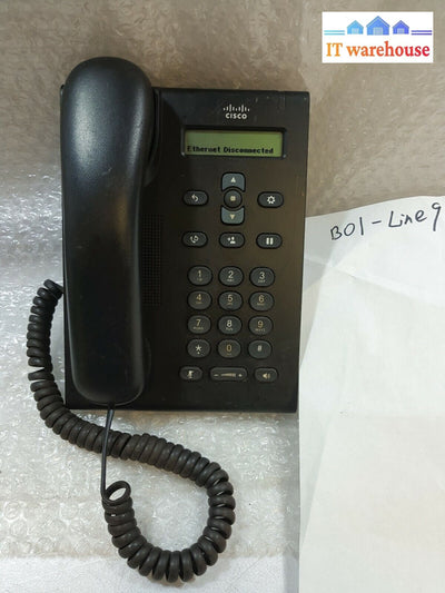- Cisco Cp-3905 Unified Sip Office Desk Phone Telephone (No Stand)