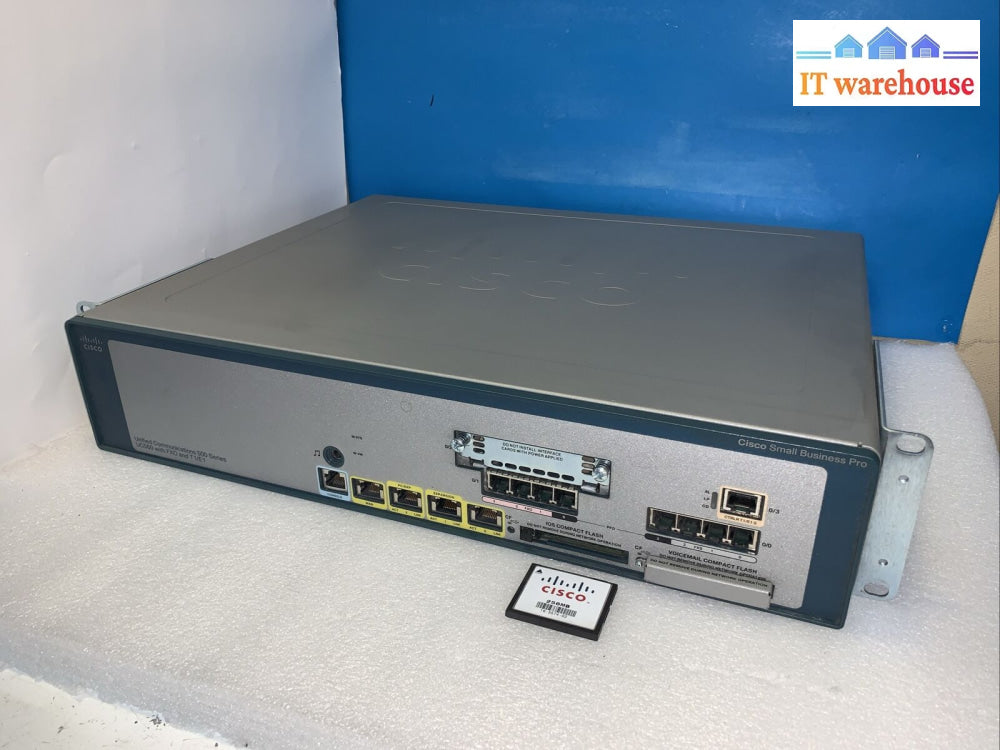 Cisco Unified Communications 500 Uc560 Uc560-T1E1-K9 V02 With Fxo T1/E1