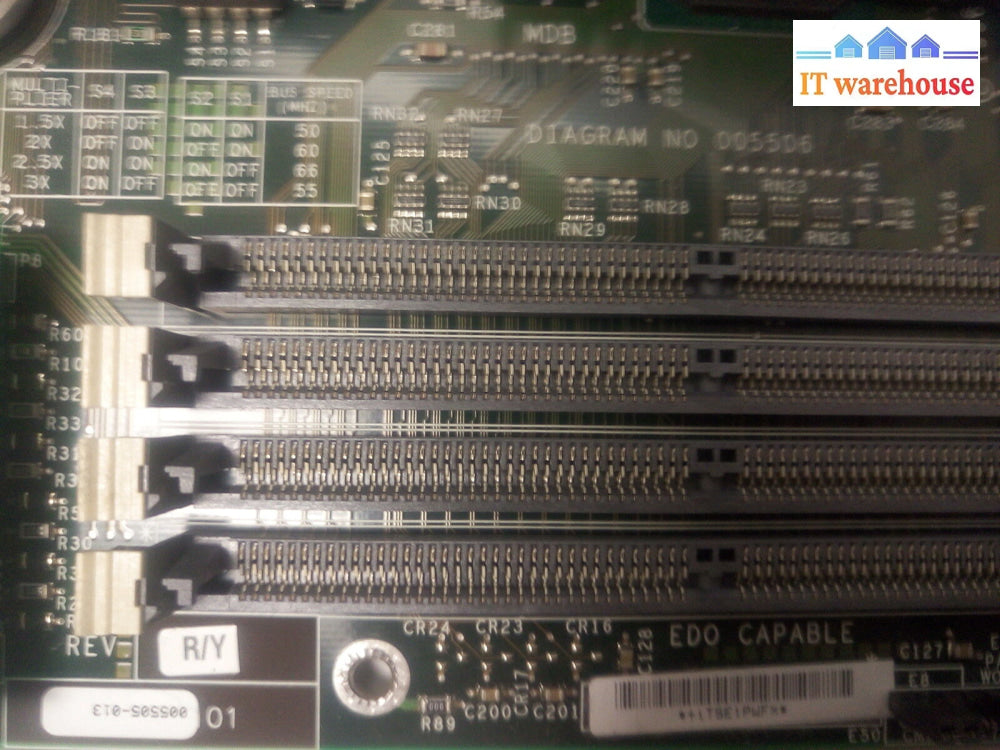 - Compaq 005507-001 005505-013 Deskpro System Board W/ Cpu