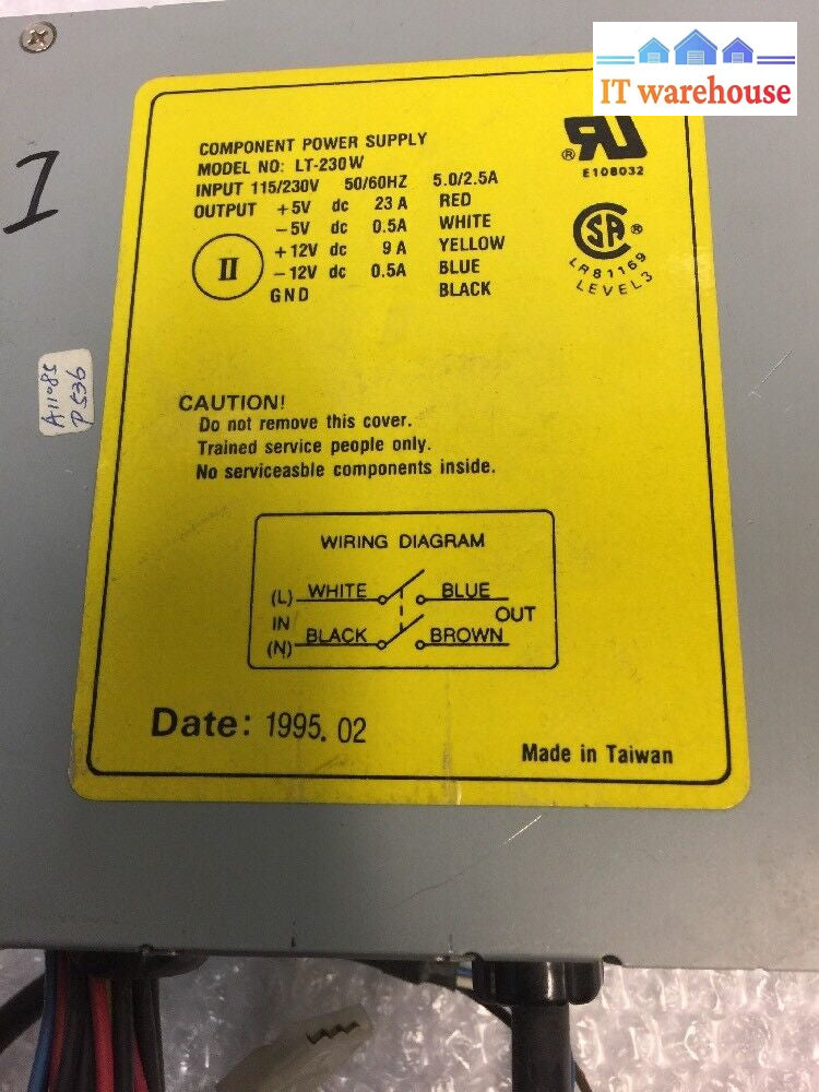 - Component Lt-230W Desktop Power Supply