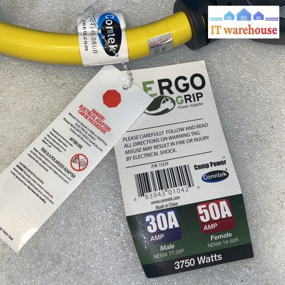 Conntek 13570 Ergo Grip Camp Power Rv Adapter