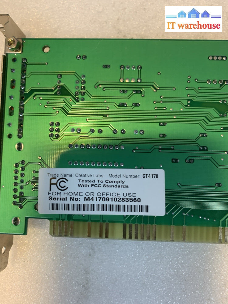 Creative Sound Blaster 16 CT4170 ISA Sound Card + MIDI