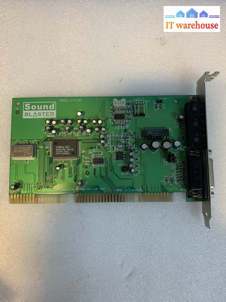 Creative Sound Blaster 16 CT4180 Vibra ISA Sound Card DOS Win9x