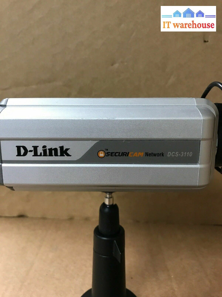 D-Link Securicam Network Dcs-3110 Camera W/ 4.5-10Mm F1.6 + Stand..