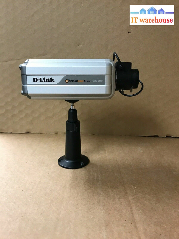 D-Link Securicam Network Dcs-3110 Camera W/ 4.5-10Mm F1.6 + Stand..