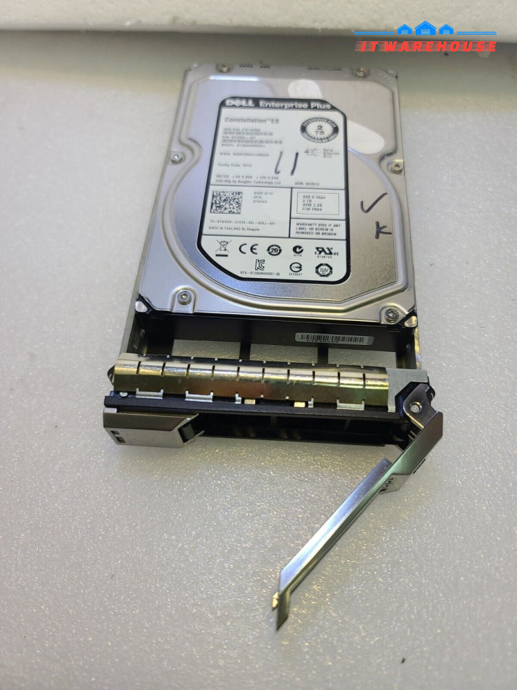 - Dell 2TB 6G SAS 7200RPM 3.5" Hard Drive ST2000NM0001 7WV9W 07WV9W Tested