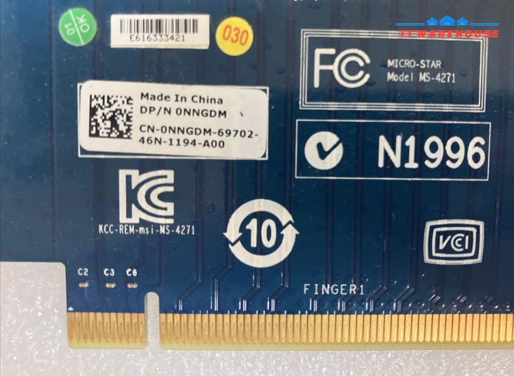 Dell Alienware 51 R2 Sff Pcie X16 Expansion Card Ms-4271 Assembly Nngdm 0Nngdm ~