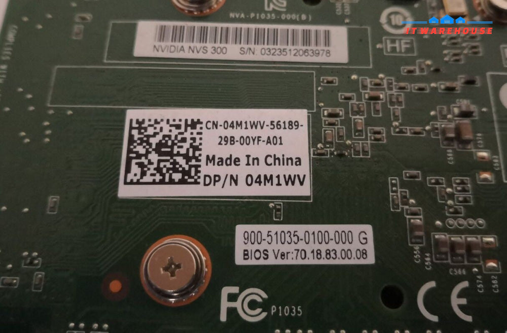 - Dell Nvidia NVS 300 512MB DDR3 PCIe DMS-59 Full Height Video Card 4M1WV @@@