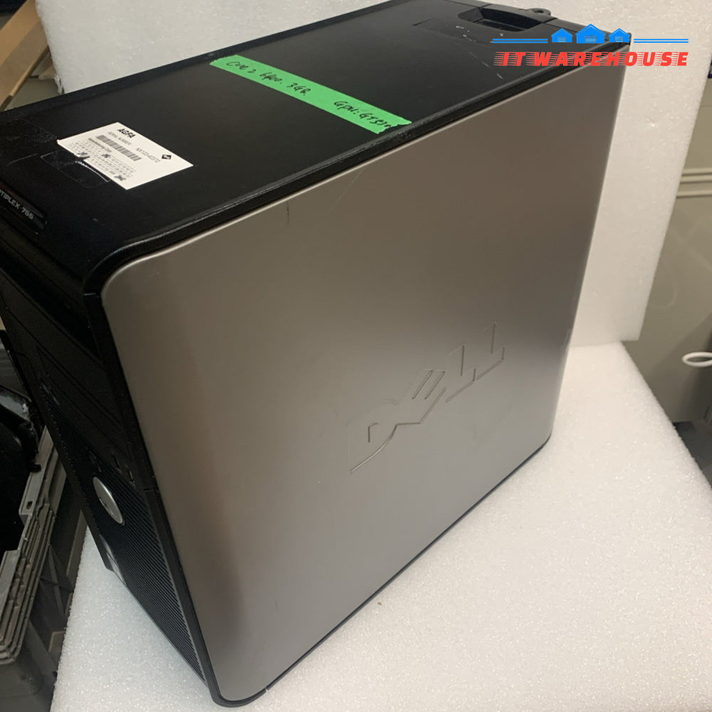 Dell OptiPlex 755 Desktop 2-core 6400 3GB RAM 250GB HD GT-530 GPU Windows XP