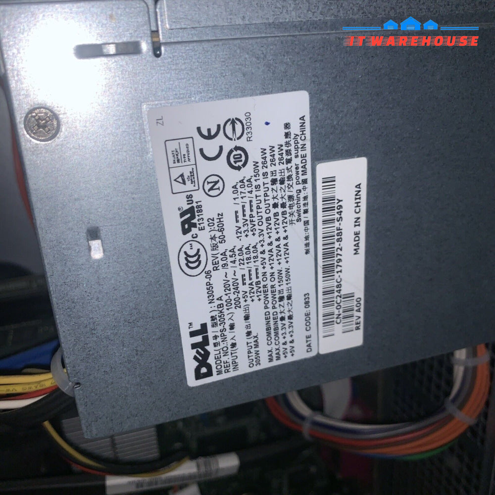 Dell OptiPlex 755 Desktop Intel C2D 6500 CPU / 2GB RAM / 160G HDD / Windows XP