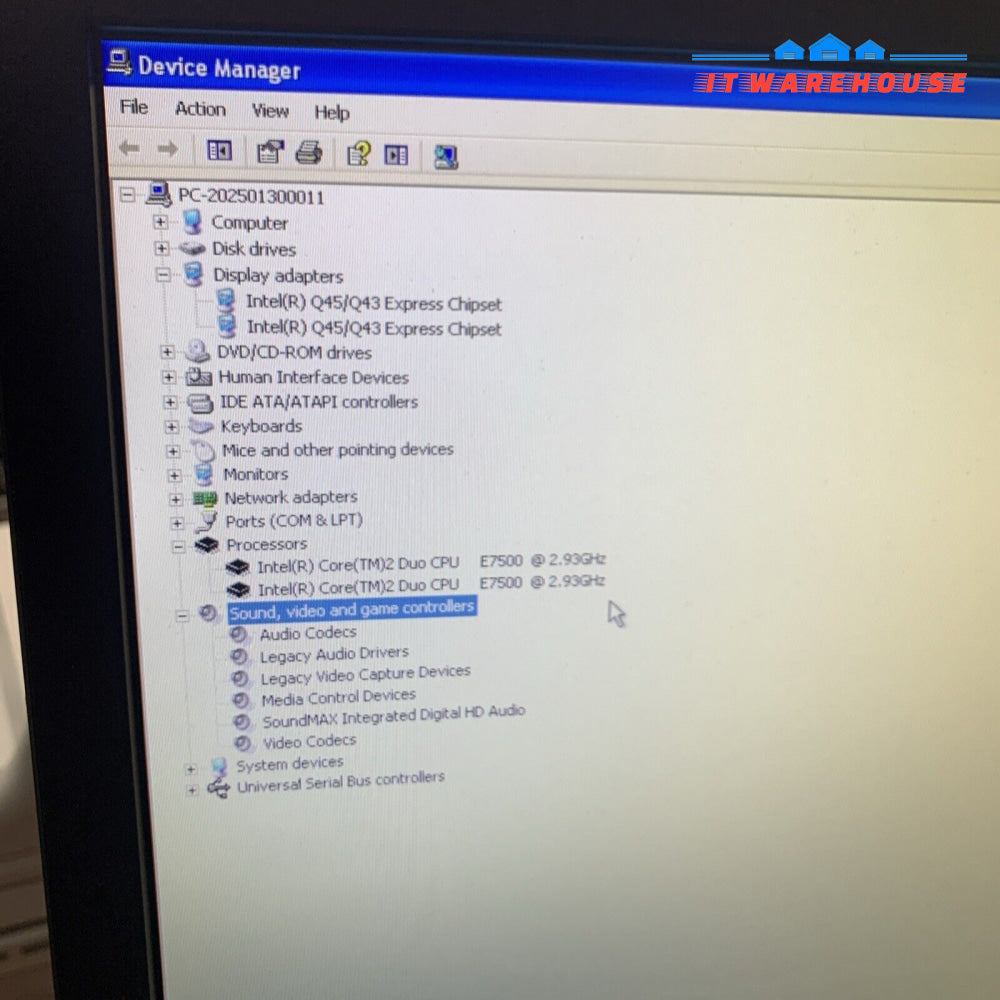 Dell OptiPlex 780 Desktop Intel C2D E7500 CPU / 4GB RAM / 250GB HD/ Win XP SP3