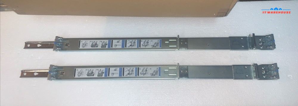 Dell PowerVault 01CVDX 0M8PRH 2U Server Left Right Static Rapid Rail Kit