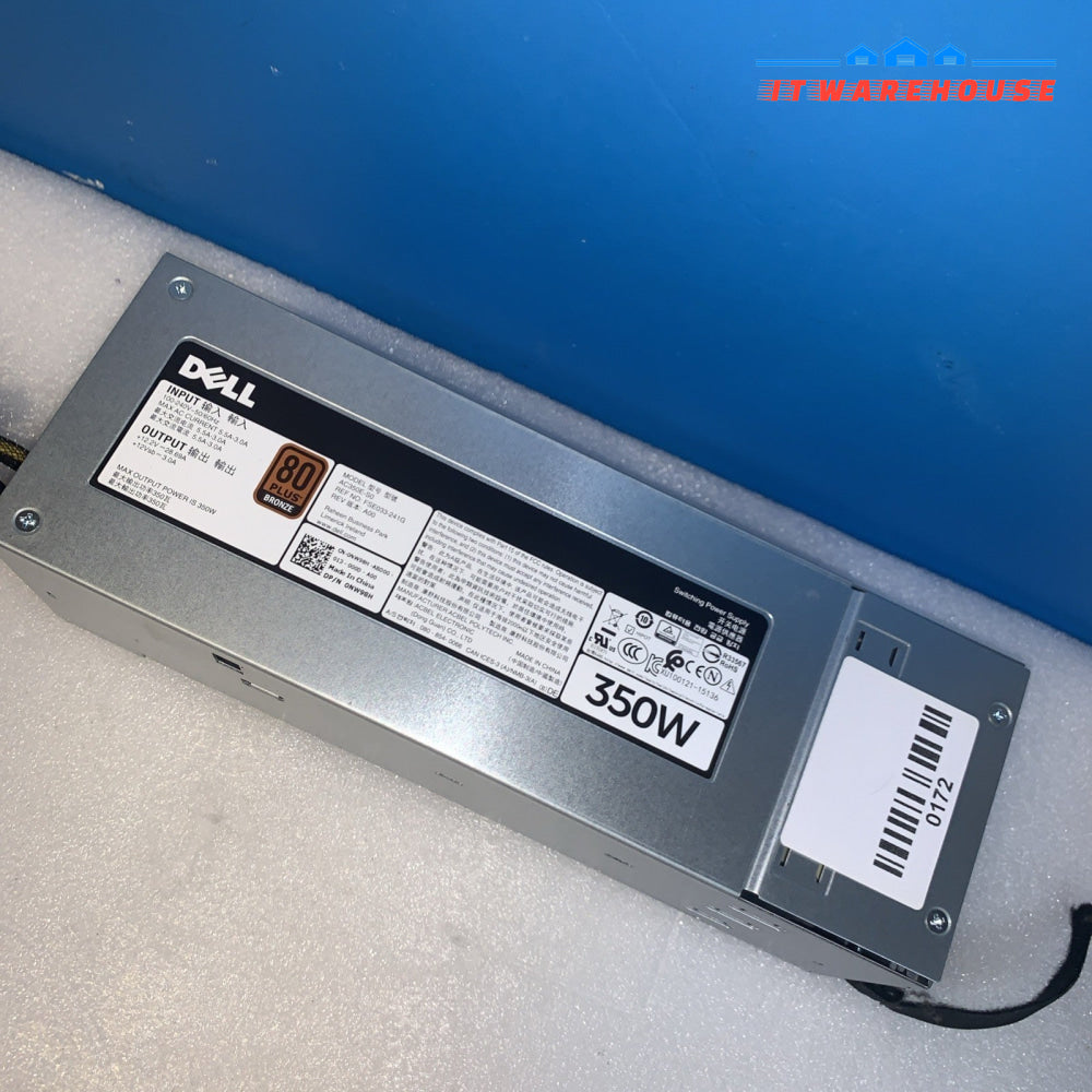 DELL R530 T330 T340 350W Power Supply D350E-S3 AC350E 0HMNXX 0V13CW