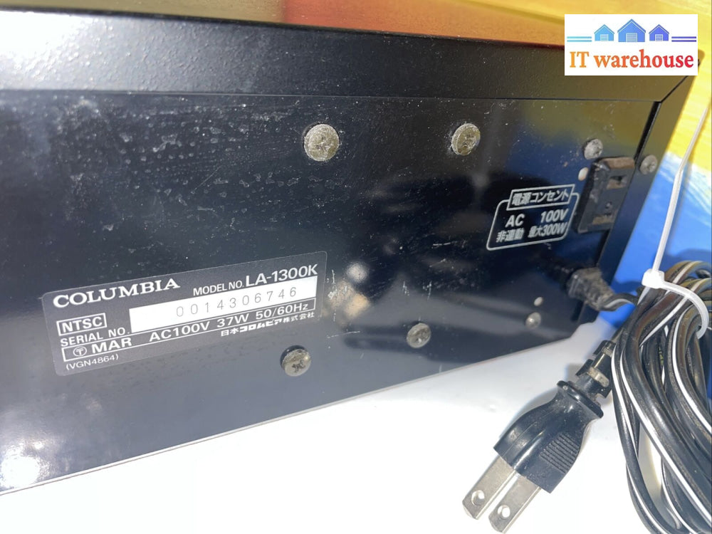 Denon Cd Cdv Ld Player La-1300K (No Remote)