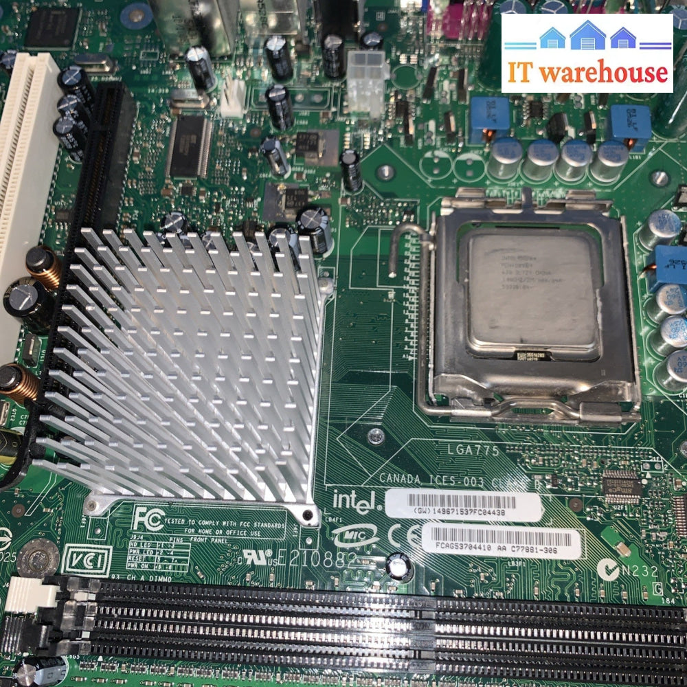 ⭐️Desktop Motherboard Gateway 560GE C77881-306 Socket LGA 775 with CPU