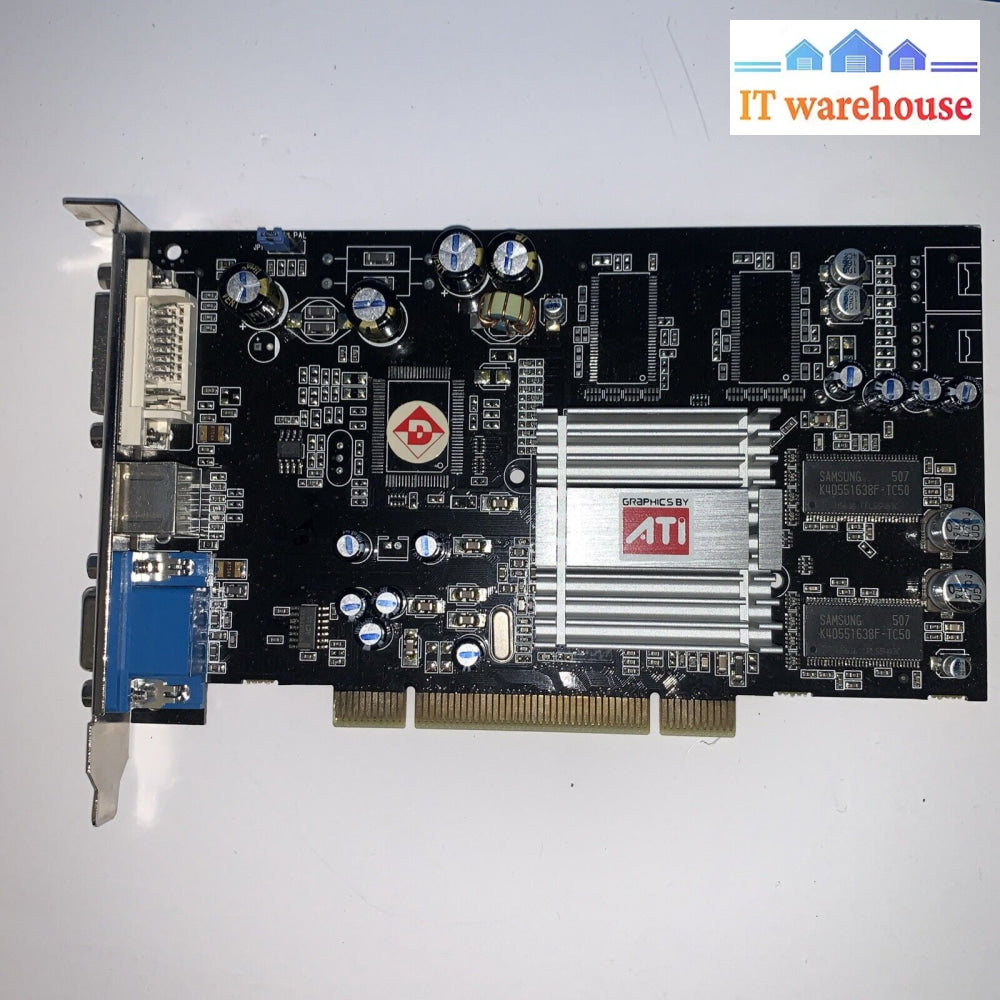 Diamond Ati Radeon 9250 128Mb Ddr 64-Bit Dx8 Pci Video Card Gpu 1024-Rc25-H2-Bd