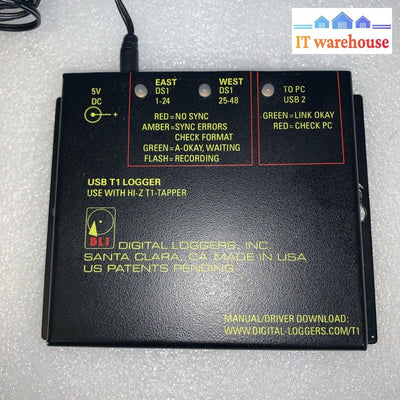 Digital Loggers Usb T1 Audio Logger Use With Hi-Z T1-Tapper (Unknown)