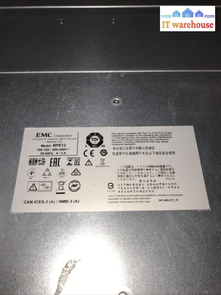 Emc 2 Vnxe 3200 Sas 3.5 Inch Hard Drive Case Enclosure Only