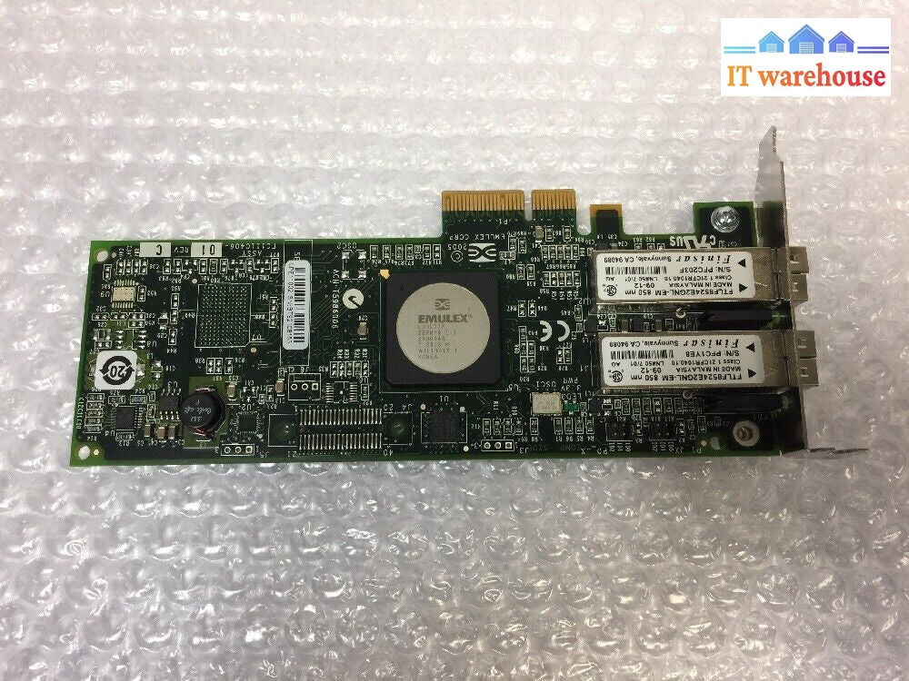 - Emulex Lightpulse Lpe11002 4Gb Fibre Channel Pci-E Dual Hba Card