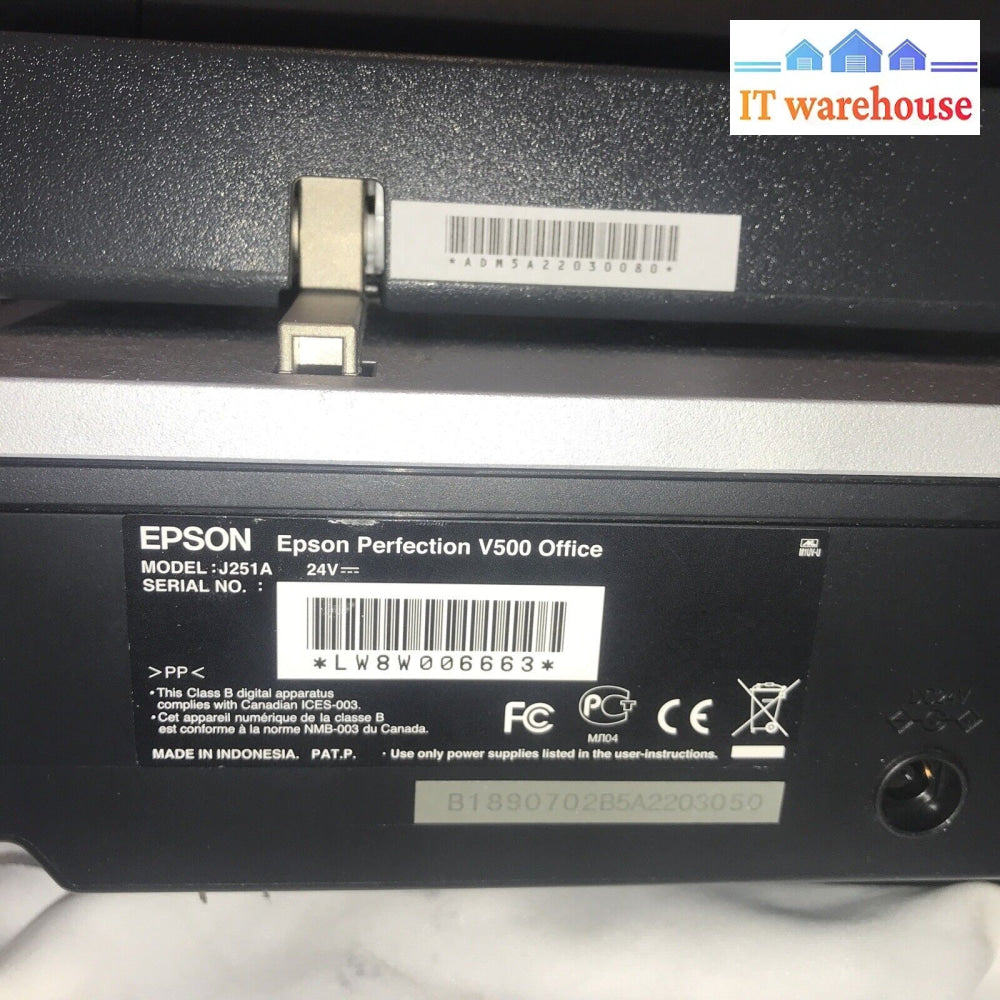 Epson Perfection V500 Photo Scanner J251A