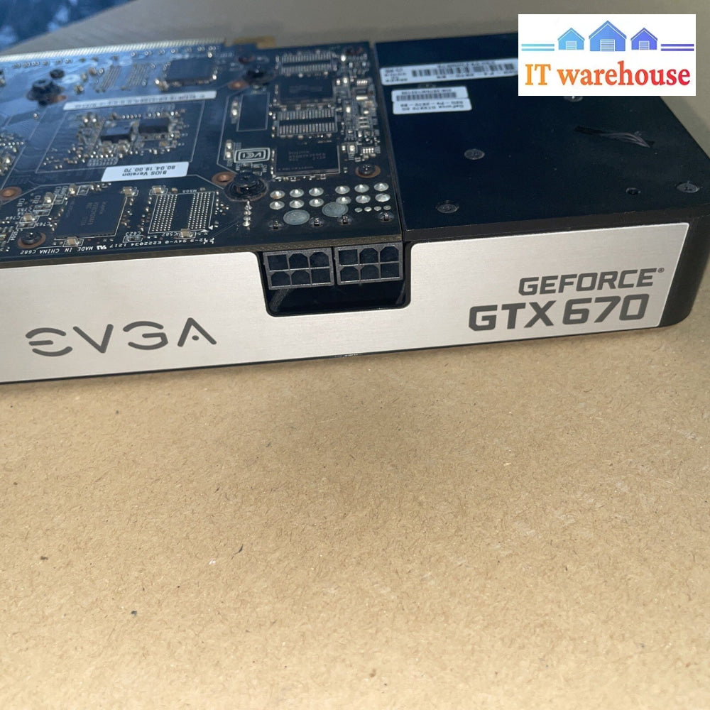 EVGA GeForce GTX 670 (02G-P4-2670-KR) 2GB GDDR5 SDRAM PCI Express Graphic Card