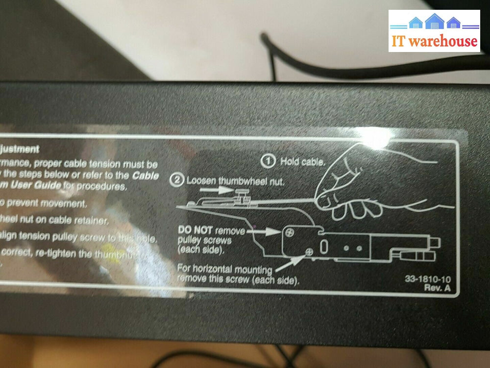 - Extron Retractor Xl Network Cat 5E (70-1001-03) Retraction System 33-1810 @@@