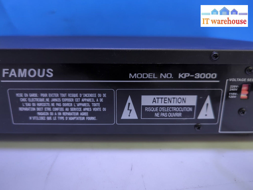 Famous Digital Karaoke Processor Kp-3000 -