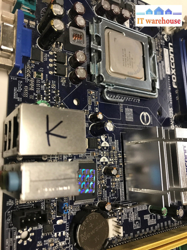 FOXCONN 45CMV UYUG0804193 LGA775 LOW POWER MOTHERBOARD + E2180 Duo core CPU