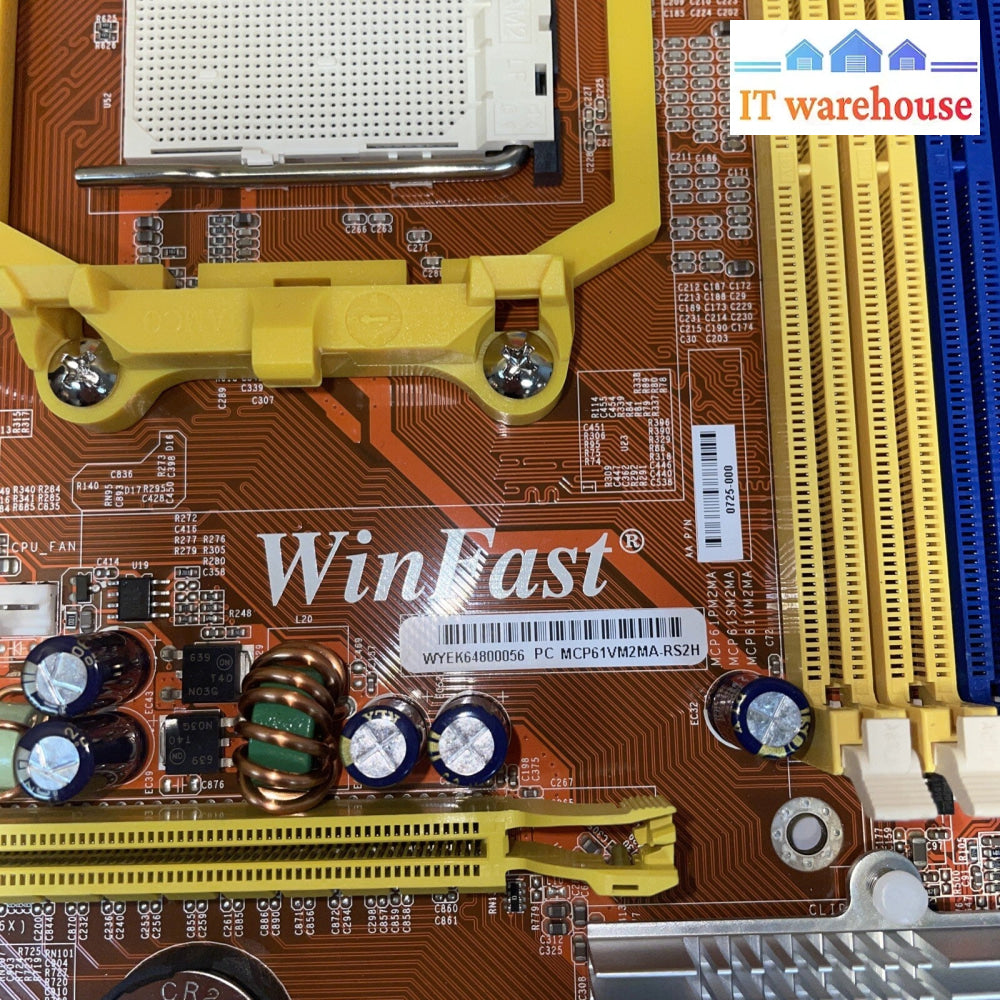 . Foxconn MCP61VM2MA-RS2H AM2 NVIDIA GeForce 6100 Micro ATX AMD Motherboard