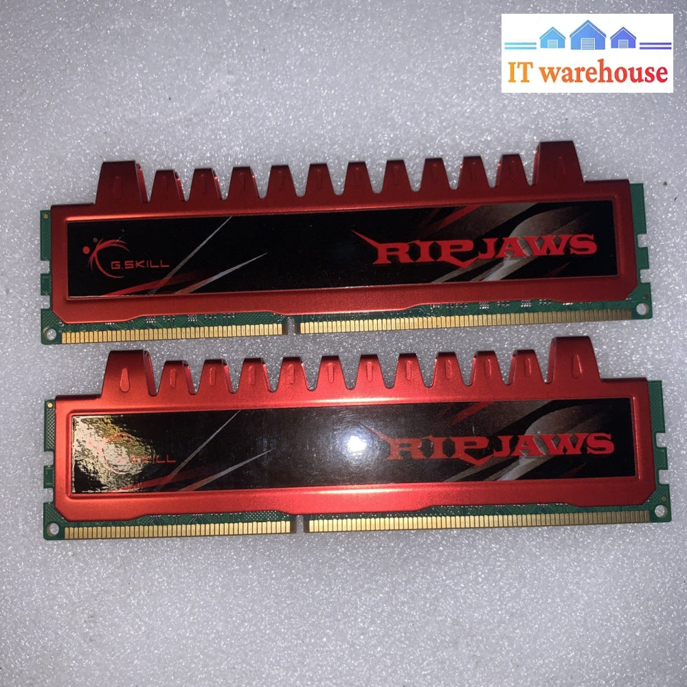 G.SKILL Ripjaws 4GB (2×2GB) DDR3 1600MHz PC3-12800 CL9 Memory F3-12800CL9D-4GBRL