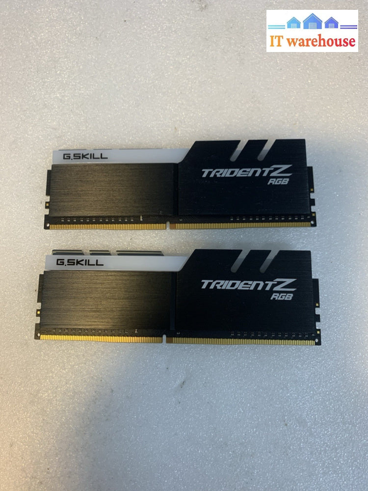 G.SKILL Trident Z RGB 16GB (2x8GB) DDR4-3200 CL16 F4-3200C16D-16GTZR desktop Ram