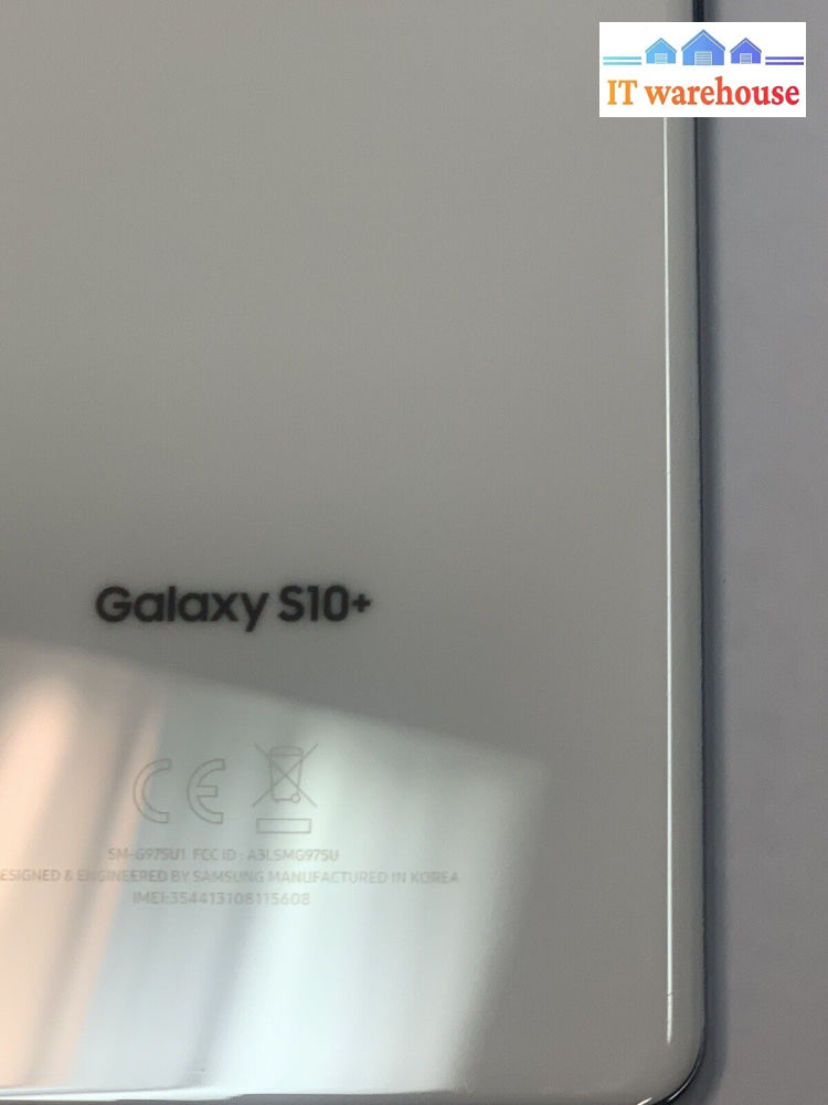 Galaxy S10 Plus SM-G975U1 (1TB) Smartphone (cracked read)