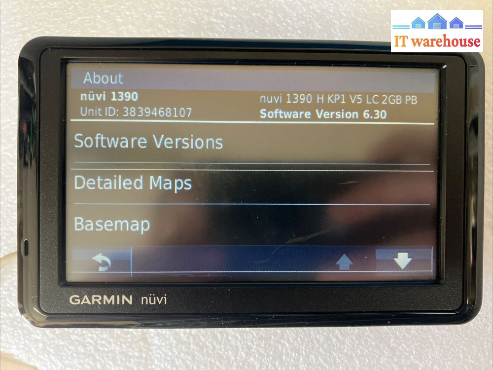 Garmin Nuvi 1390 5’ Display Gps Navigation System Maps (Bad Screen) ~