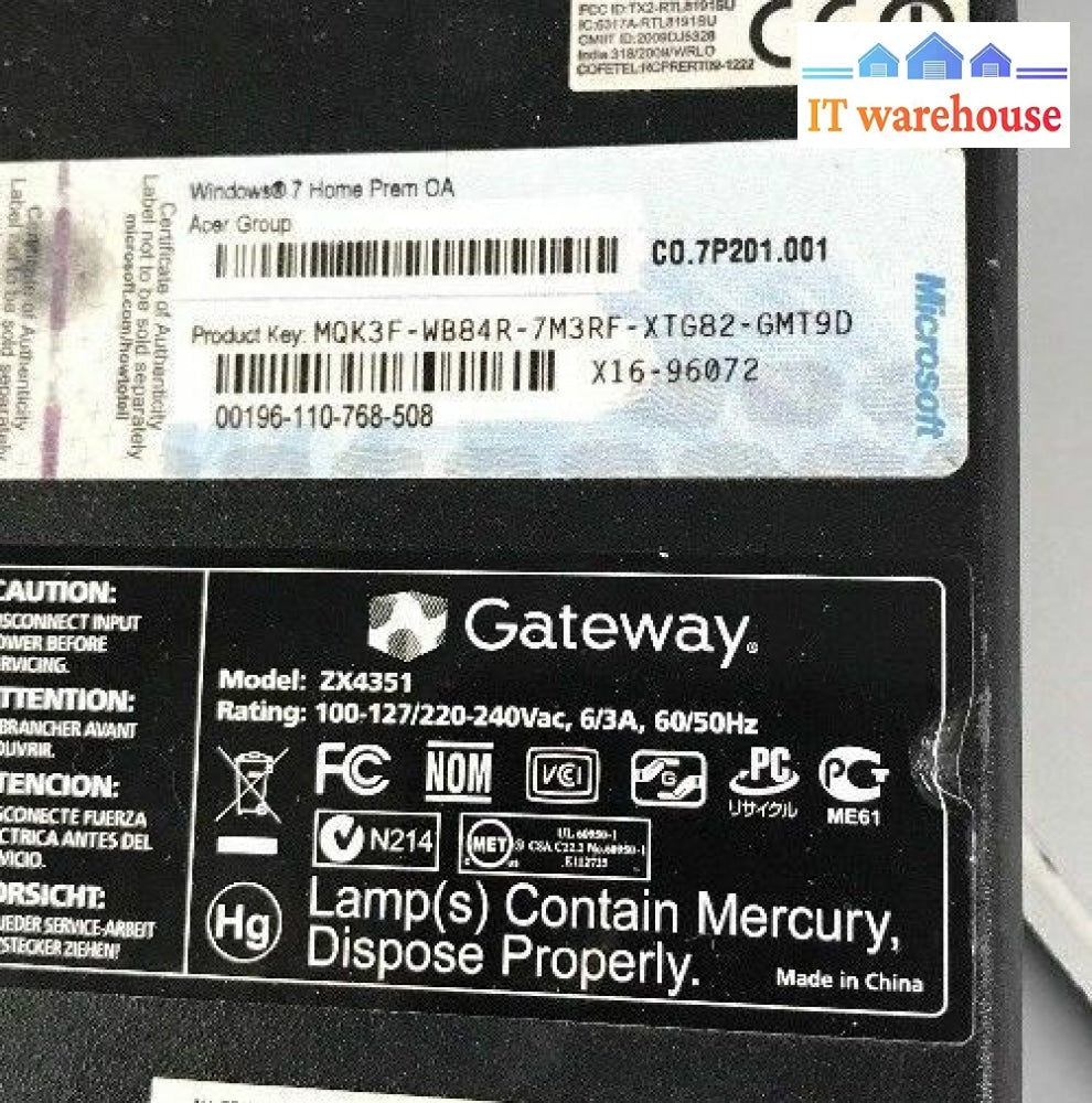 Gateway Zx4351 48.3Cx01.011 Scaler Board