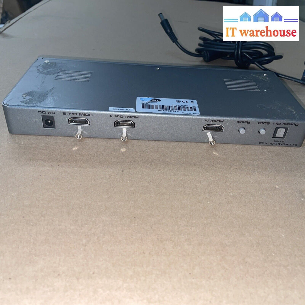 Gefen 1X2 Hdmi 1.3 Splitter With Audio Ext-Hdmi1.3-142D
