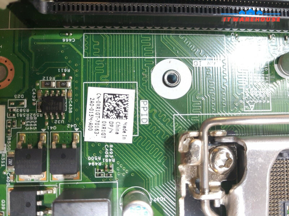 - Genuine Dell 0XR1GT XR1GT Socket LGA1155 Motherboard with I/O Backplate Tested