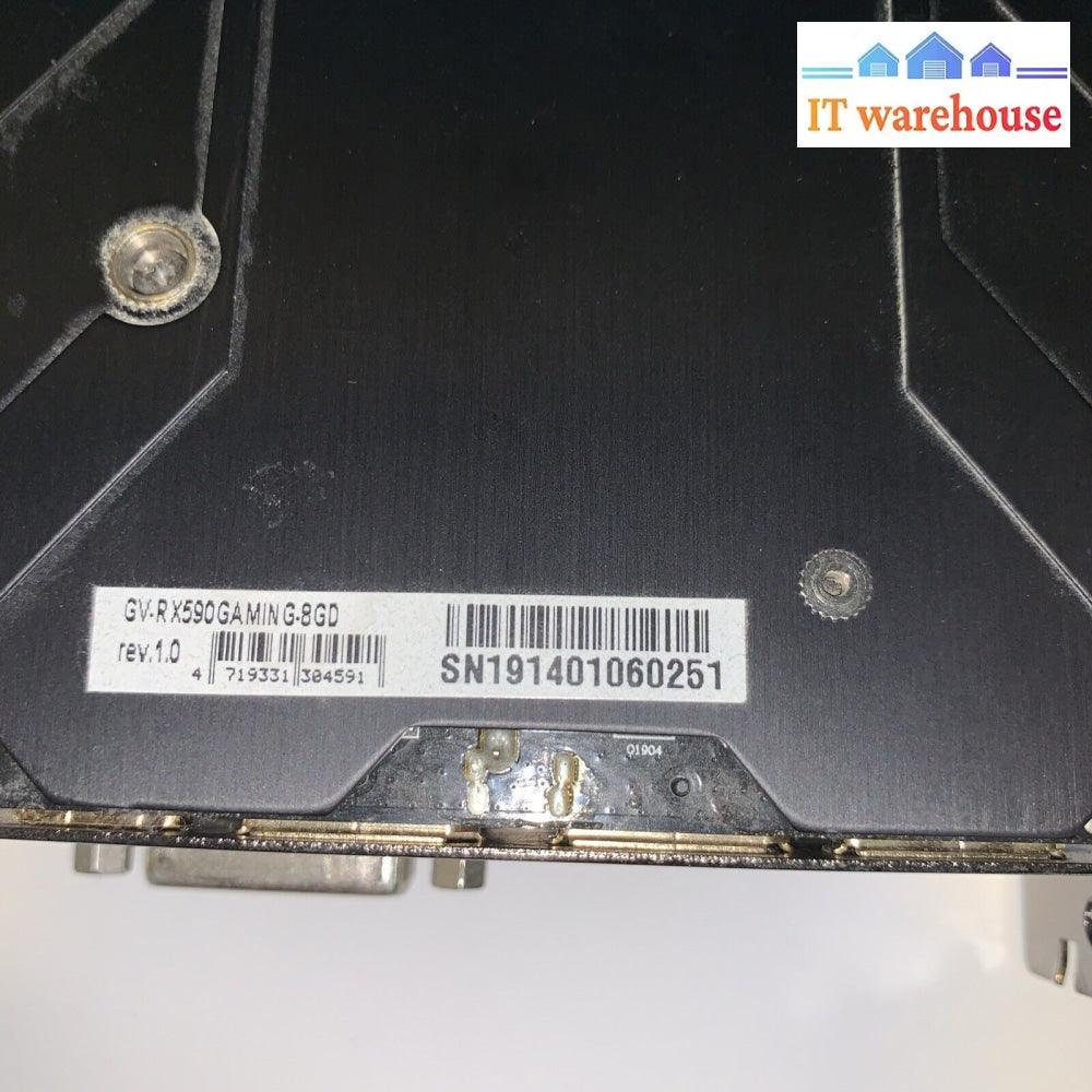 GIGABYTE AMD Radeon RX590 GME 8GB GDDR5 PCI-E Graphics Video Card (AS is)